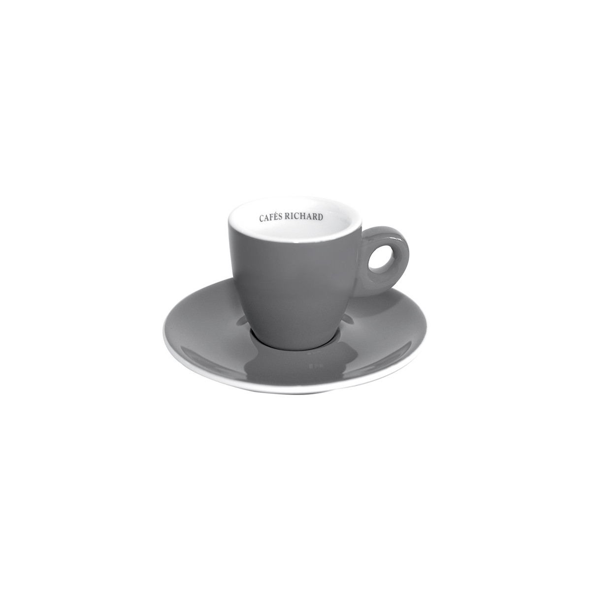 Tasse expresso et soucoupe Perle Noire 6cl